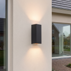 Applique up and down en aluminium noire, Dion, 8W, 3000K LED, IP54