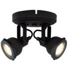 Spot plafond noir industriel, Chesney