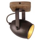 Spot plafond noir vintage, Chanice