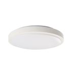 Lampe plafond blanche en plastique, Kos, 16W, 3000K LED