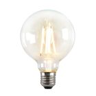 Dimmable E27 ampoule LED, G95, 5w, verre transparent, 2700k