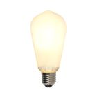 Dimmable E27 Edison ampoule LED, ST58, 5w, verre blanc, 2700k