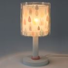 Lampe de table pour enfants en plastique multicolore, Rain, avec interrupteur