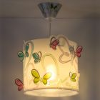 Suspension pour enfants en plastique bleue, Butterfly