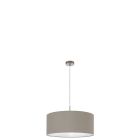 Suspension taupe en tissu, Abano