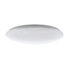 Lampe plafond blanche en aluminium, Patryk, 40W, blanc chaud à froid réglable LED