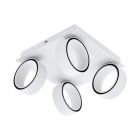 Spot de plafond chromé Gabi, Aluminium, moderne, 5W 3000K (Blanc chaud) LED intégrée