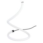 Lampe de table noire en plastique, Allal, 10W, 3000K LED, avec interrupteur