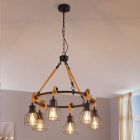 Suspension noire en acier, Simeon