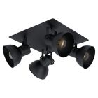 Spot plafond noir en acier, Angelina