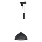Suspension noire en acier, Yvette