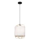 Suspension blanche en tissu, Rocco