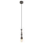 Suspension en bois noire, Abel
