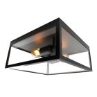 Lampe plafond noire en acier, Yagmur