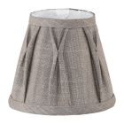 Abat-jour gris Noah, tissu, classique