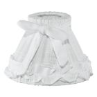 Abat-jour blanc Noah, tissu, classique