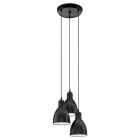 Suspension noire en métal, Lavinio