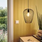 Suspension noire en métal, Kitana