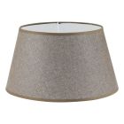 Abat-jour marron Noah, tissu, rural