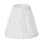 Abat-jour blanc Noah, tissu, rural