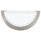 Applique murale nickel en verre, Agena