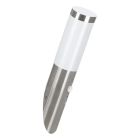 Applique extérieur avec détecteur de mouvement argentée en plastique, Carlein, IP44