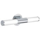 Éclairage miroir chromé en verre, Euska, IP44