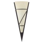 Applique murale marronne en verre, Gali