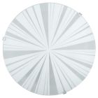 Lampe plafond blanche en verre, Bada