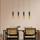 Suspension dorée en aluminium, Aloysius