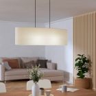 Suspension noire en tissu, Siham