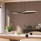 Suspension noire en aluminium, Thekla, 21W, 3000K LED