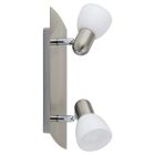 Spot plafond nickel en acier, Niene