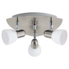 Spot plafond nickel en acier, Niene
