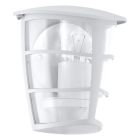 Luminaire extérieur blanc en plastique, Inas, IP44