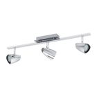 Spot plafond chromé en plastique, Akke