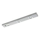 Plafonnier nickel en métal, Jary, 2W, 3000K LED, avec interrupteur