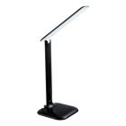 Lampe de bureau noire en plastique, Ayman, 3W, blanc chaud à froid réglable LED, avec variateur tactile