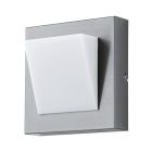 Luminaire extérieur argentée en plastique, Mell, 4W, 3000K LED, IP44