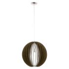 Suspension marronne en bois, Bergama