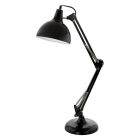 Lampe de bureau noire en métal, Josha, avec interrupteur