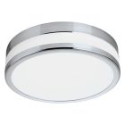Plafonnier chromé en verre, Anand, 11W, 3000K LED, IP44