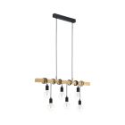 Suspension en bois noire, Anton