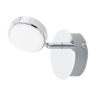 Spot plafond chromé en acier, Tjark, 5W, 3000K LED
