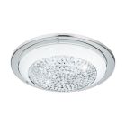 Plafonnier chromé en verre, Geeske, 11W, 3000K LED