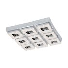 Applique murale chromée en plastique, Arjo, 4W, 3000K LED