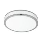 Plafonnier blanc en plastique, Arnoldus, 24W, 3000K LED