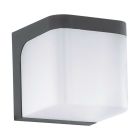 Luminaire extérieur anthracite en plastique, Binck, IP44