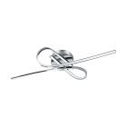 Lampe plafond chromée en aluminium, Tinus, 10W, 3000K LED