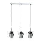 Suspension grise en verre, Carl